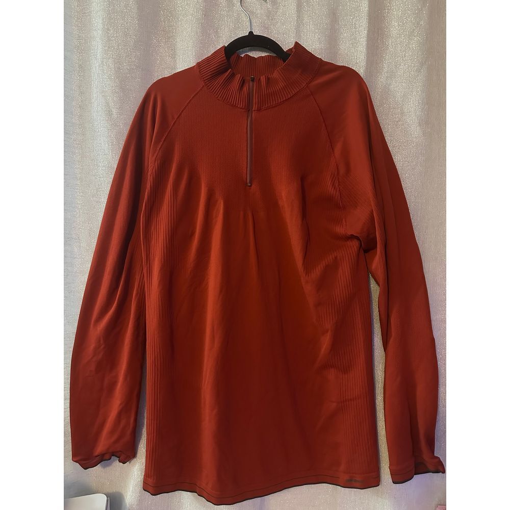 Patagonia Quarter-Zip Pullover Sweater Ribbed‎ Knit Casual Athletic Long Sleeve